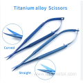 Titanium Alloy Straight Miniature Ophthalmic Surgery Scissor